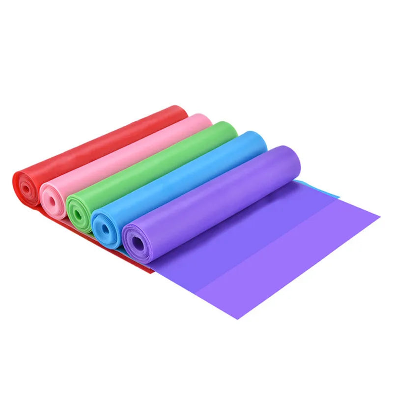 200cm Resistance Bands Elastic Exercise Bands Set for Recovery, Physical Therapy, Yoga, Pilates, Rehab,Fitness,Strength Training