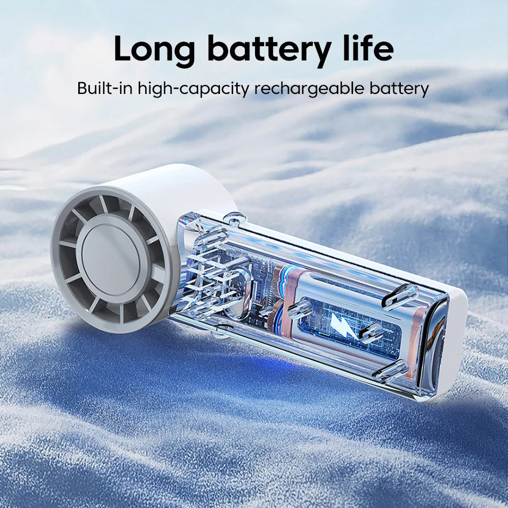 Mini Fan Foldable/Neck hanging/Handheld Fan 3-speed Adjust Portable For Home Outdoor Office Student Rechargeable Electric Fans
