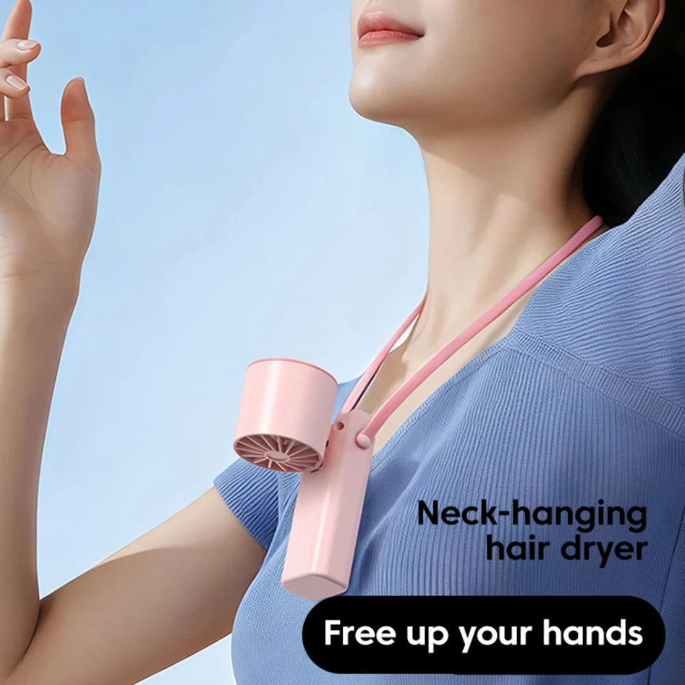 Mini Fan Foldable/Neck hanging/Handheld Fan 3-speed Adjust Portable For Home Outdoor Office Student Rechargeable Electric Fans