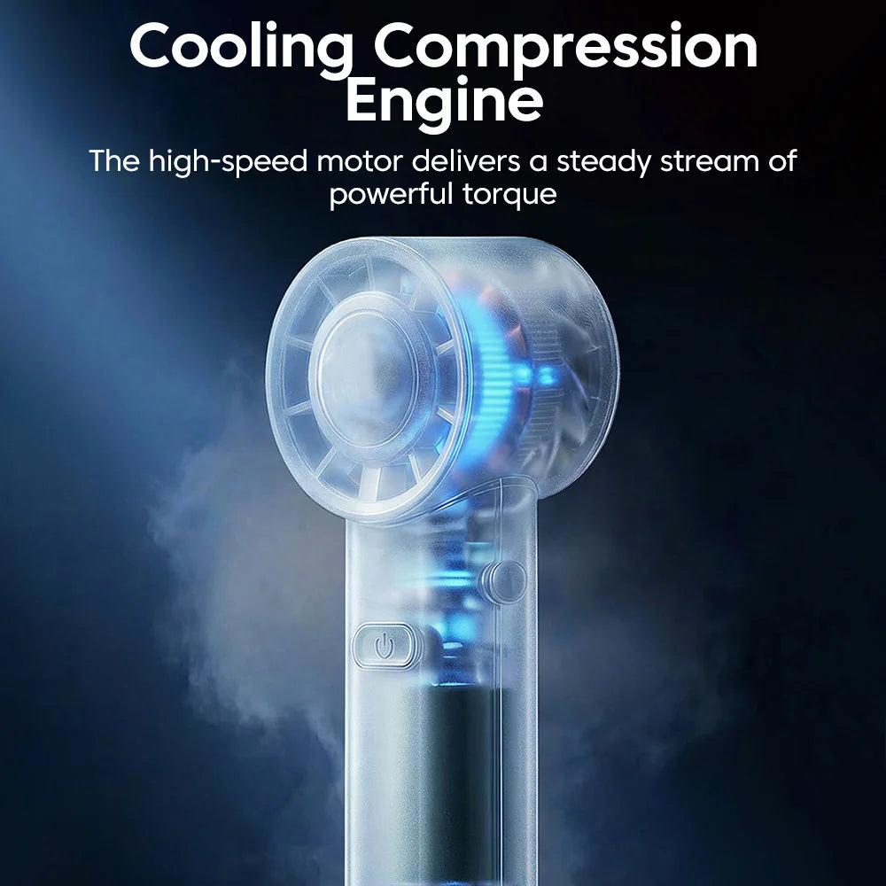 Mini Fan Foldable/Neck hanging/Handheld Fan 3-speed Adjust Portable For Home Outdoor Office Student Rechargeable Electric Fans