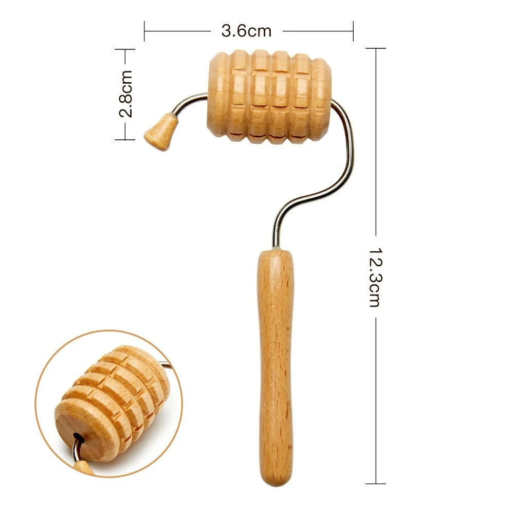 6/7/8Pcs/Set Wooden Facial Massage Tools Roller Anti-Aging Face Massager Kit Durable Scraping Board Manual Massage Tools