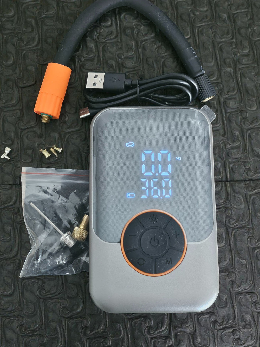 Mini Compresseur d'Air Sans Fil — Voiture, Vélo, Ballon